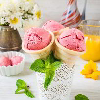 Рецепт Вишневого йогуртового мороженого