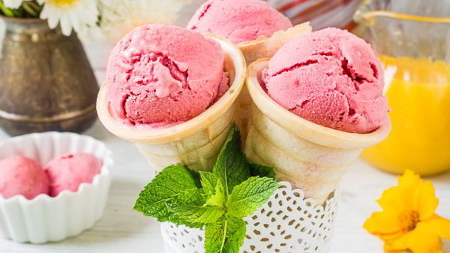 Рецепт вишневого йогуртового мороженого