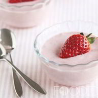 Рецепт Клубничного зефирного мусса