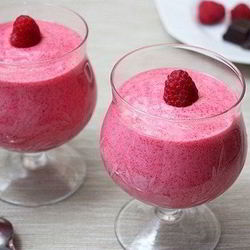 Рецепт Клюквенного мусса с манкой