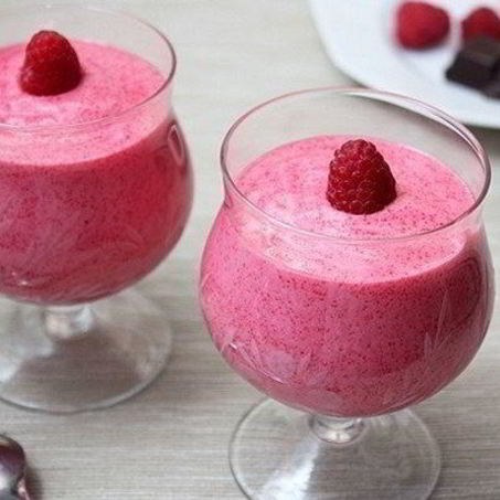 Рецепт Клюквенного мусса с манкой