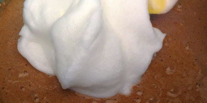 Рецепт легкого кофейного бисквита с кокосовым муссом