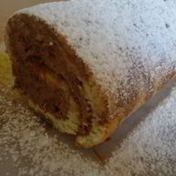 Рецепт Миндального рулета с шоколадным муссом