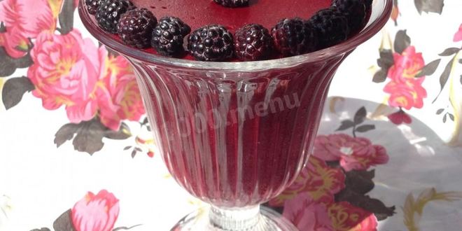 Рецепт мусса из ежевики