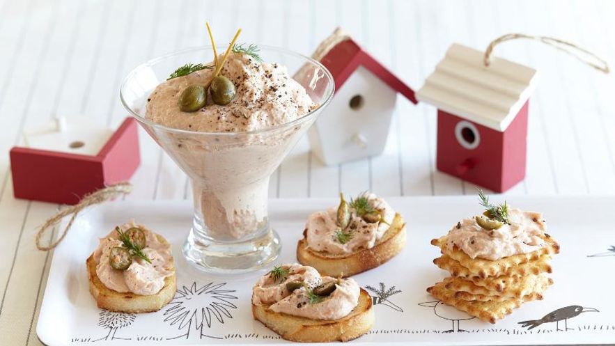 Рецепт мусса из копченого лосося