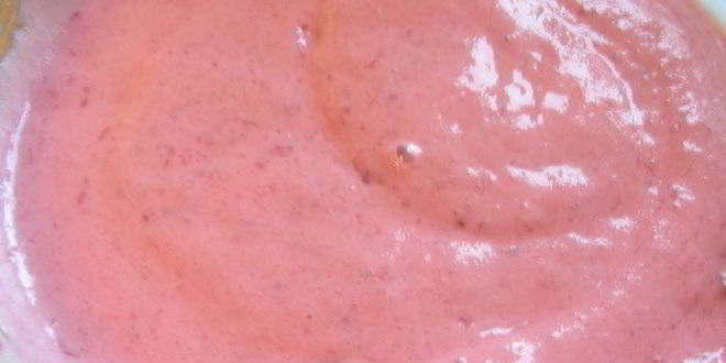 Рецепт мусса из малины и сгущенного молока