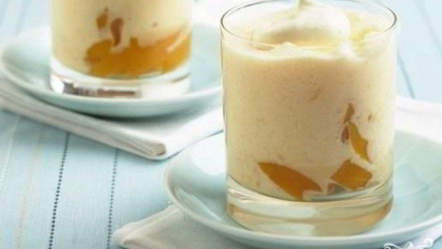 Рецепт мусса из персиков