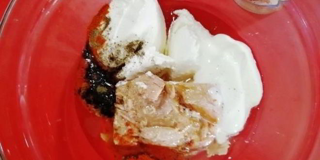 Рецепт мусса из тунца и рикотты с чипсами из тортильи