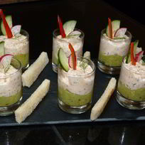 Рецепт Рыбного мусса с кремом из авокадо