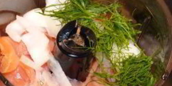 Рецепт рыбного мусса с кремом из авокадо