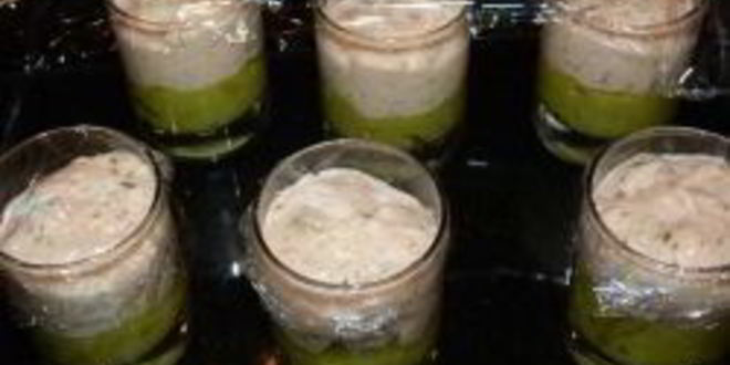 Рецепт рыбного мусса с кремом из авокадо