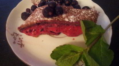 Рецепт Шоколадного рулета с муссом