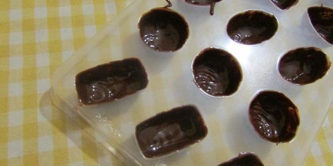 Рецепт шоколадных конфет с персиковым муссом