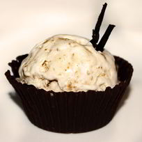 Рецепт Шоколадных корзиночек с банановым муссом