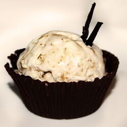 Рецепт Шоколадных корзиночек с банановым муссом