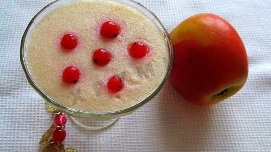 Рецепт яблочного мусса на манной крупе