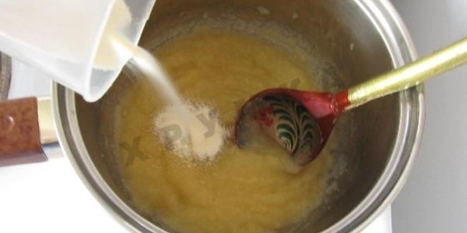 Рецепт яблочного мусса на манной крупе