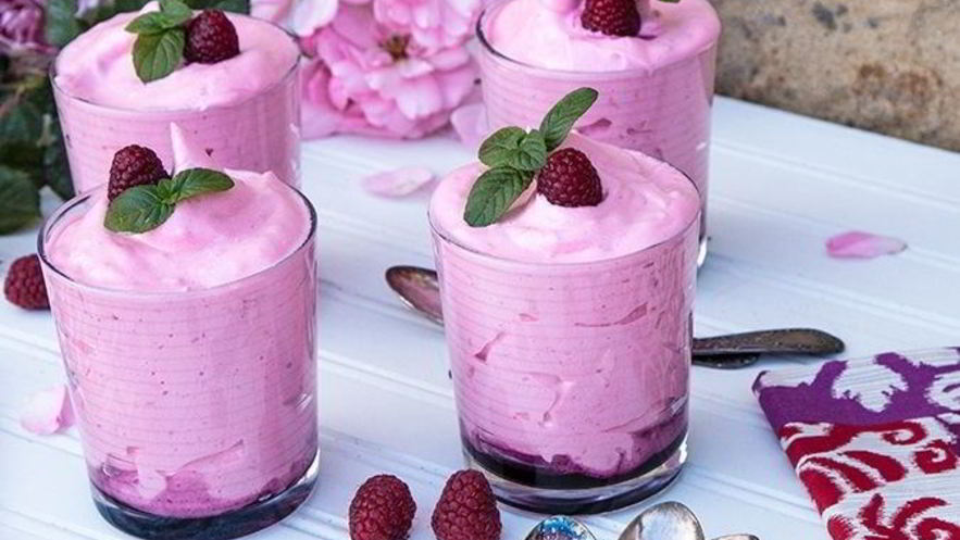 Рецепт ягодного мусса с белком