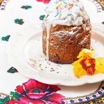 Рецепт Быстрого вегетарианского кулича