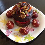 Рецепт Фруктового кулича пасхального шоколадного