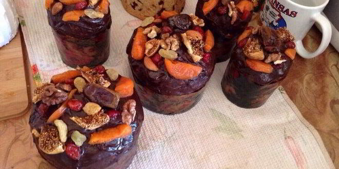 Рецепт фруктового кулича пасхального шоколадного