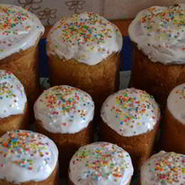 Рецепт Кулича с изюмом на Пасху