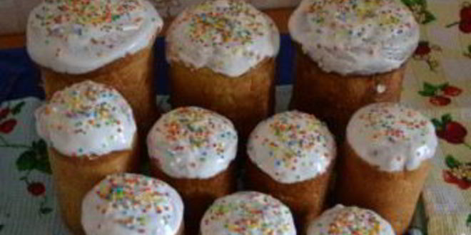 Рецепт кулича с изюмом на пасху