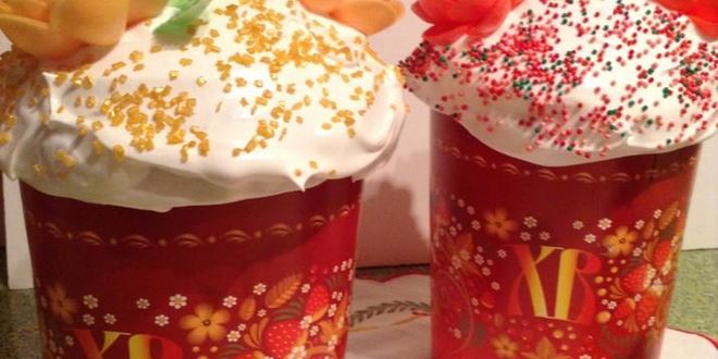 Рецепт куличей на александрийском тесте