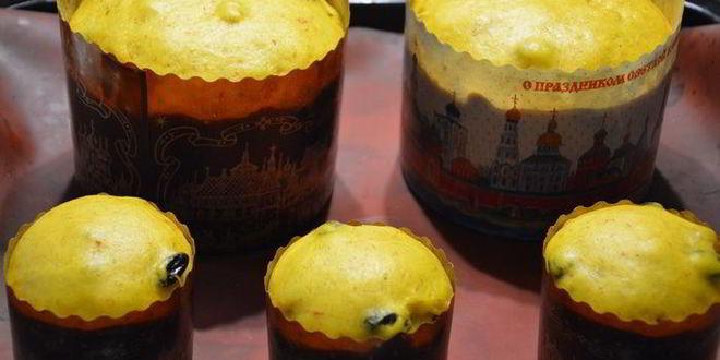 Рецепт куличей с шафраном