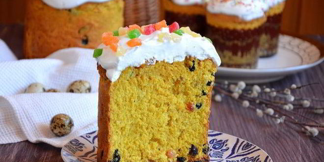 Рецепт куличей с шафраном