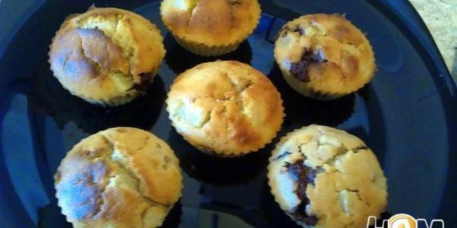 Рецепт куличиков малышки с грушей и шоколадом