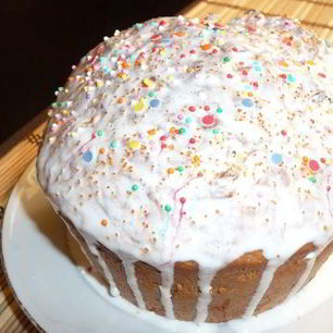 Рецепт Традиционного пасхального кулича с изюмом