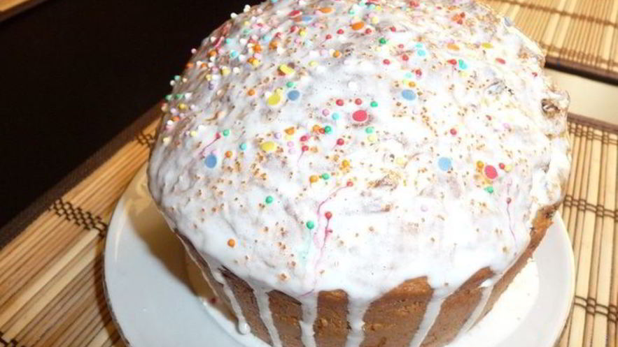 Рецепт традиционного пасхального кулича с изюмом