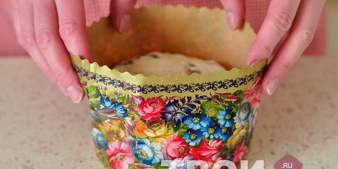 Рецепт творожного кулича