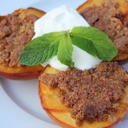 Рецепт Персиков, запеченных с амаретти