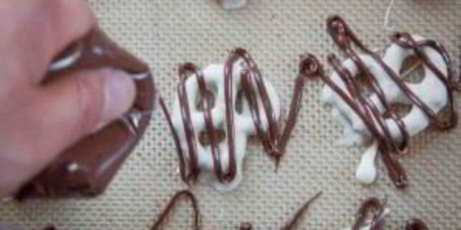 Рецепт претцеля в шоколаде