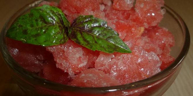 Рецепт арбузного щербета