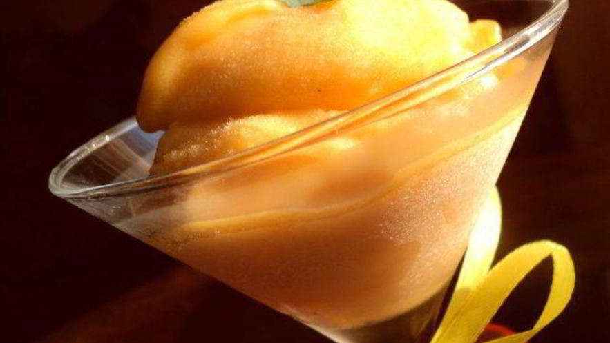 Рецепт персикового щербета