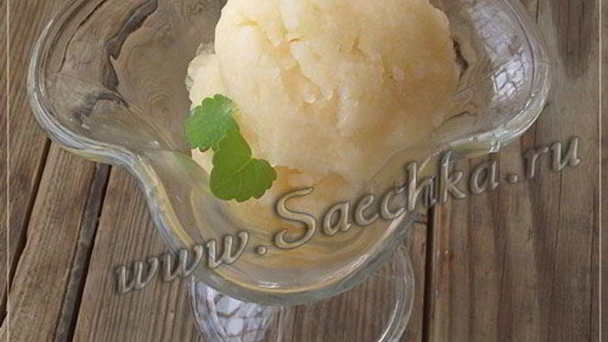 Рецепт щербета из дыни