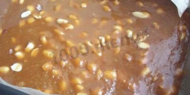 Рецепт щербета с арахисом