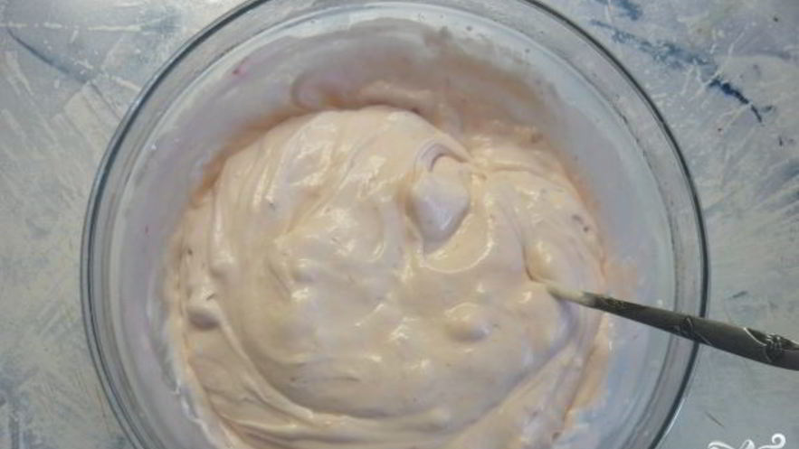 Рецепт йогуртового суфле для торта