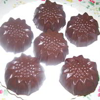 Рецепт Конфет с персиками и творожным суфле