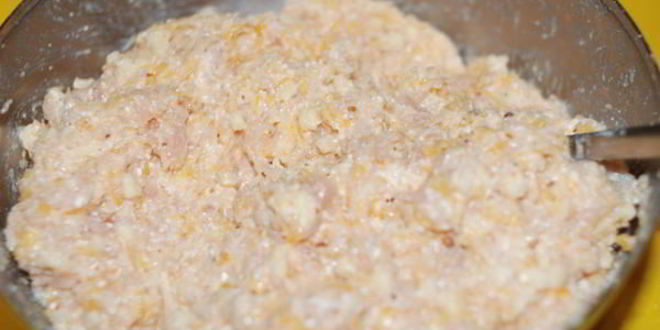 Рецепт куриного суфле с тыквой, сыром и творогом