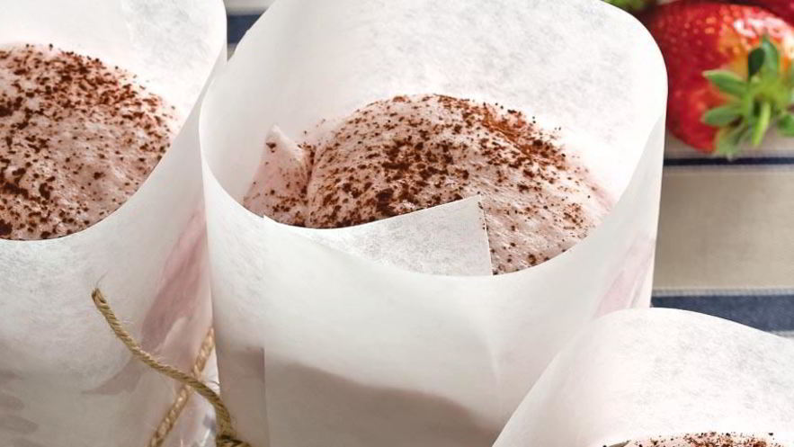 Рецепт ледяного клубничного суфле