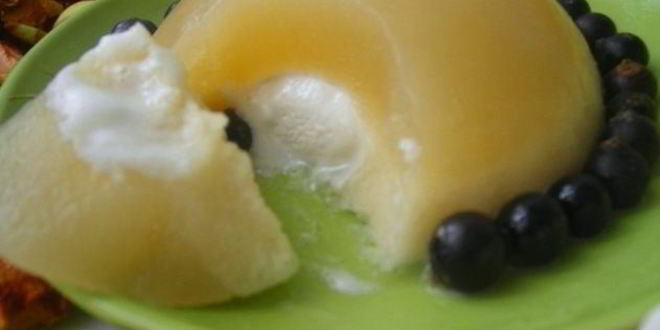 Рецепт нежного яблочного суфле с сюрпризом