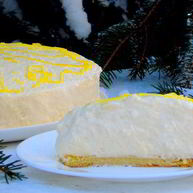 Рецепт Шифонового лимонного торта-суфле