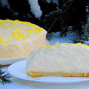 Рецепт Шифонового лимонного торта-суфле