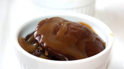 Рецепт Шоколадного суфле с карамельным соусом