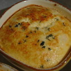 Рецепт Суфле из козьего сыра и тимьяна