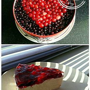 Рецепт Творожно-медового суфле с ягодами